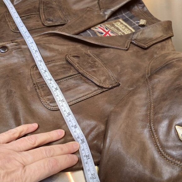 MATCHLESS Fulham Explorer-style Leather Jacket. Men's SM - Picture 13 of 16